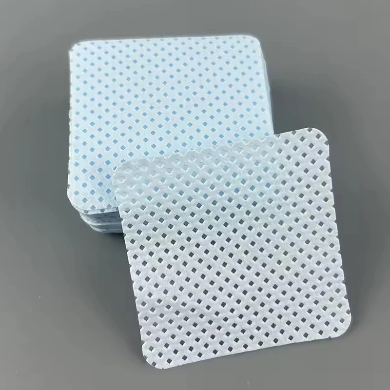 Nail polish removal aid wipes