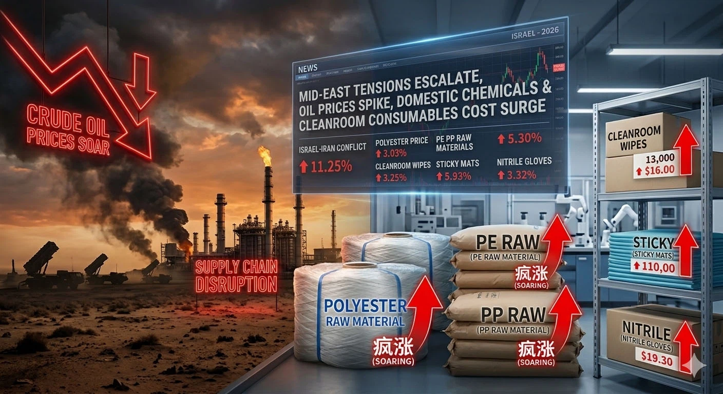 Cleanroom Supplies Face Sharp Cost Hikes Cleanroom Supplies Face Sharp Cost Hikes
